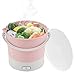 HH-CC Fornello Elettrico Pieghevole, Mini Pentola Riscaldante Pieghevole Bollitore Elettrico Pentola Bollente Acqua con Vapore per Viaggi 100-240V