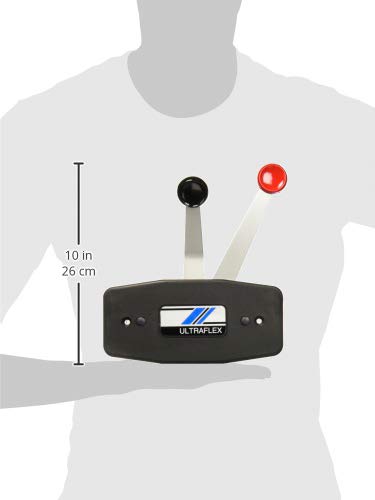 Uflex B49 Two Lever Side Mount Control #TOP2