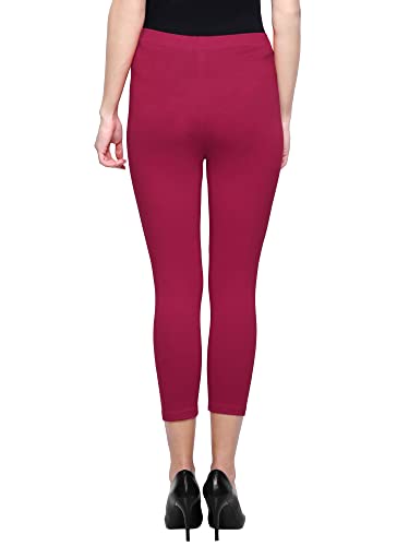 Image of Saundarya Calf Length Leggings for Women Sizes: Small Size (S /M) for 26-30 inches Waist, Regular Size (L /XL) for 30-36 inches Waist and Plus Size (2XL /3XL) for 36-40 inches Waist