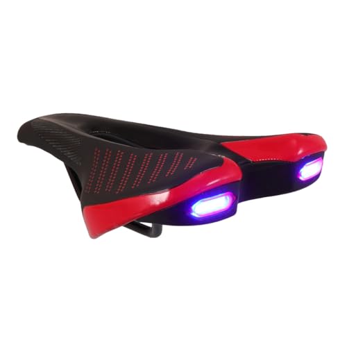 Selle de vélo gel avec lampe LED antichoc pour VTT et route