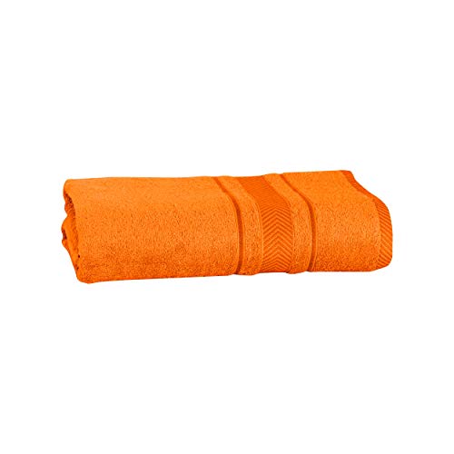 Mixibaby Guante de Lavado, Toalla de Invitados, Toalla, Toalla de Ducha, Toalla de baño, Toalla Sauna Terry Velen, größen:Saunatuch 80x200cm, Farbe H+D:15-1460 TN Orange Cover