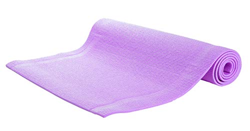 Mind Reader Yogapvc-Pur All Purpose Extra Thick Yoga Fitness & Exercise Mats With Carrying Strap, High Density Anti-Tear #TOP2