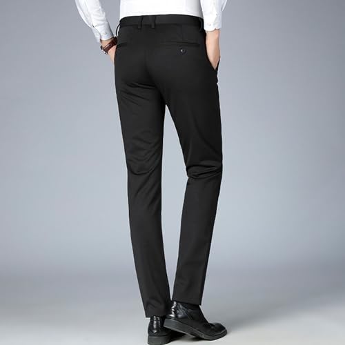Men's Stretch Dress Pants Slim Fit Business Casual Suit Pants for Men Skinny Office Work Trousers3