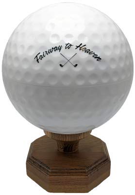 "Fairway To Heaven" Golf Ball Urn/Vault (White) #TOP3