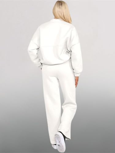 Image of GRECIILOOKS Co-ord Set for Women Stylish | Oversized Loose Fit Cotton Winter Hoodie set | Woolen Sweatshirts & Hoodies & T-Shirt For Girl | Casual Solid Full Sleeves Women Stylish Hoodie with Pocket