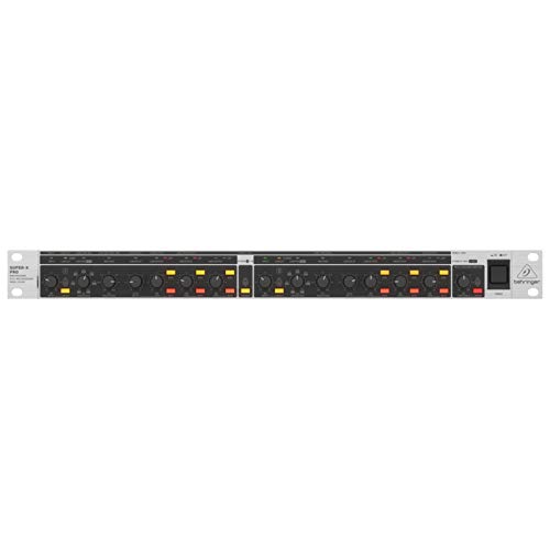 Behringer CX3400 V2 Crossover Estéreo De 2 Vías/3 Vías/Mono De 3 Vías De Alta Precisión Con Limitadores, Retardos Del Tiempo Ajustables Y Corrección De Bocina De C