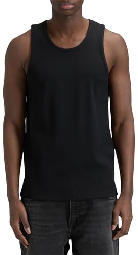 Lee Ribbed Tank T-Shirt Homme tricot côtelé coupe ajustée confortable