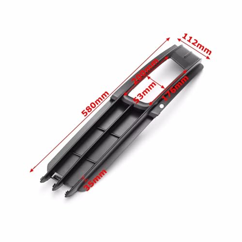 Cubiertas de luz antiniebla de rejilla frontal de coche para parachoques de A6 C6 A6L 4F0807681P 3