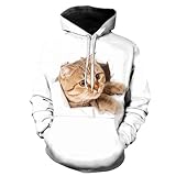 Men's Long Sleeve Sweatshirt 3D Digital Printing Casual Fashion Hoodie Youth Personality Trend Pullover MM-04 XXL