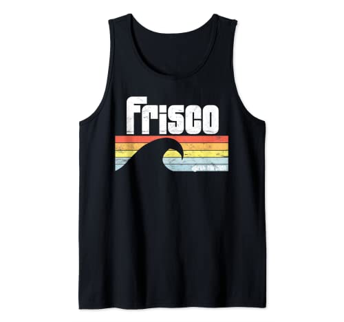 J'aime Frisco Beach Caroline du Nord Océan Atlantique Vague NC Débardeur