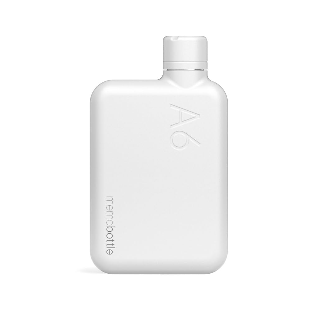 memobottleA6 Stainless Steel WHITE