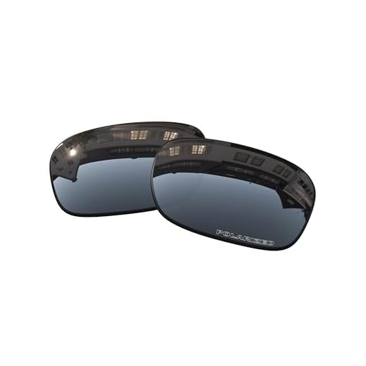 Lentes de substituição OOWLIT compatíveis com óculos de sol quadrados Oakley Jupiter, Titanium Combine8™ Polarized, One Size