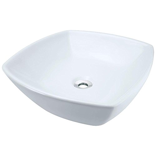 Crazy Clearance MR Direct v1802-w White Porcelain Vessel Sink