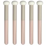 5-Piece Mushroom Makeup Sponge Concealer Brush Set for face, nose, eyelids, Vegan and nonirritant, Ideal for Brightening and Perfect Concealing