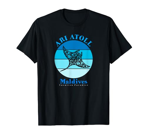 Manta Ray Ari Atoll Maldivas Océano Camiseta