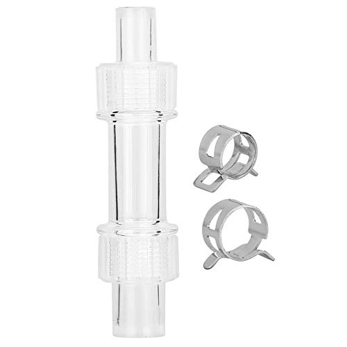 Zerodis Acrylic Water Pipe Connector Reducing Adapter 12/16 to 16/22 Filter Vat Hose Connector of Tubes Convert Tube Reducing Diameter from 3 to 4