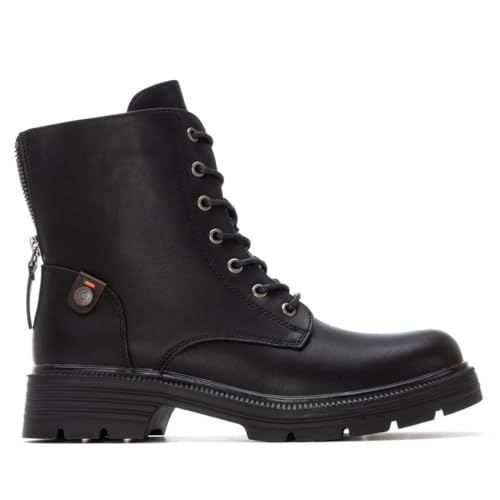REFRESH   Botín Mujer Negro   Calzado Cómodo y Versátil   Moda casual   Modelo 17302401 (Talla 38)