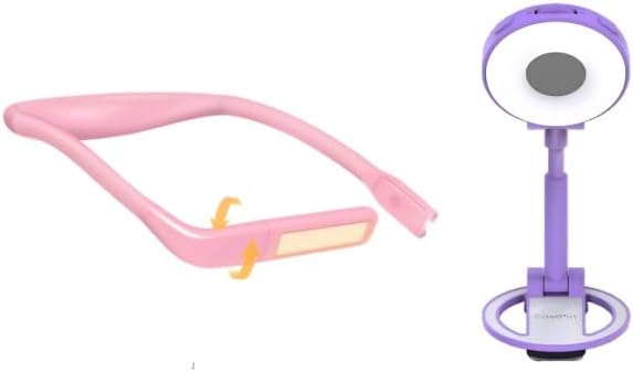 Pink Light Knitting Accessories Sewing Supplies＋Rotary Stepless Dimmer Memory & Timer