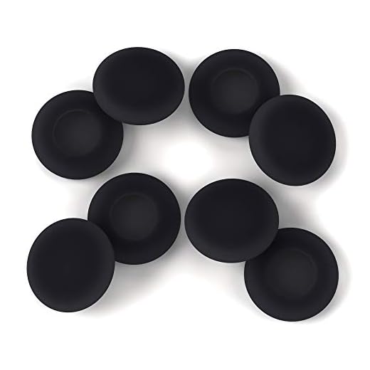 Ear Cushions Foam Replacement for Plantronics Headphones Most Standard Size Office Telephone Headsets H251 H251N H261 H261N H351 H351N H361 H361N Headset Disposable Covers, 8 Pack, Black