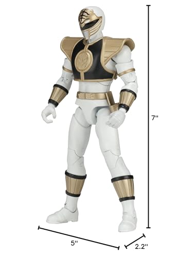 Mighty Morphin Power Rangers 6.5-Inch White Ranger Legacy Figure