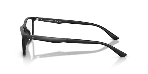 Image of Emporio Armani Mens EA3280U Universal Fit Square Prescription Eyewear Frames