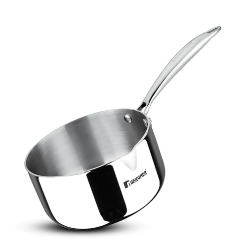 Bergner Argent TriPly Stainless Steel 18cm (2.3 L) Milkpan/Saucep...