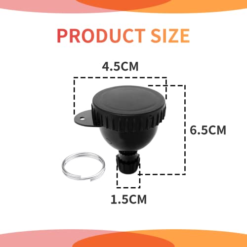 Protein Powder Container to Go Funnel 2 Pack Keychain for Shaker Cup Water Bottle Funnel for Gym Powders. Protein Powder Holder BPA Free,Portable 100ml,Pre Workout Protein Powder Container to go