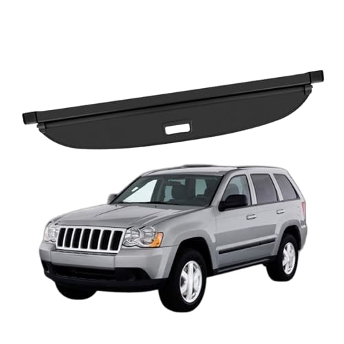 Cubierta retráctil de maletero para Jeep Grand Cherokee 2006-2010, oculta tu equipaje