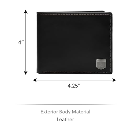 Fossil Men's Ryan RFID-Blocking Leather Bifold Wallet with Flip ID Window for Men3