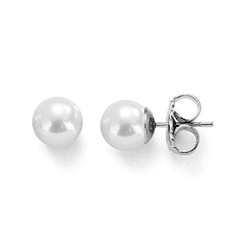 Preisvergleich Produktbild Ohrringe Majorica Silber 8 mm