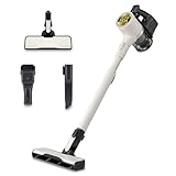 LG A9K-LITE1C - Aspirador Escoba, Kompressor 220W succión, con Sistema de compresión de Polvo, Cepillo con luz LED, Beige