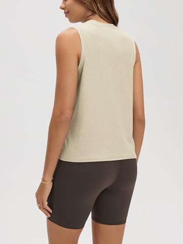 Image of ODODOS Women's Performance Tank Ultra Soft odSTRATUM Tech Sleeveless Tee Shirts High Crew Neck Pullover Top