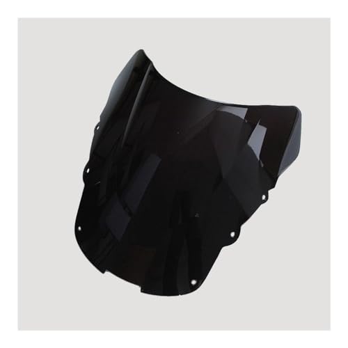 Pare-brise moto CBR1100XX réduction turbulences bulle double galbe ABS noir 1996-2007