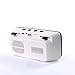 Retro TV Bluetooth Speaker V4.2 Vintage Wireless Radio, AUX FM Bluetooth Optional 3D Stereo Sound Quality Portable Loudspeaker with TF Card Slot Also Cell Phone Holder Art Decoration (Silver Grey)