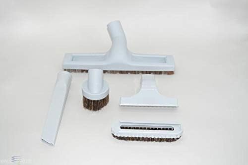 5 Piece Residential Vacuum Cleaner Attachment Kit - Set of 5 GENERIC made standard size attachments. Floor Brush - Crevice Tool, Dust Brush, Furniture Upholstery Tool with Slide on Brush