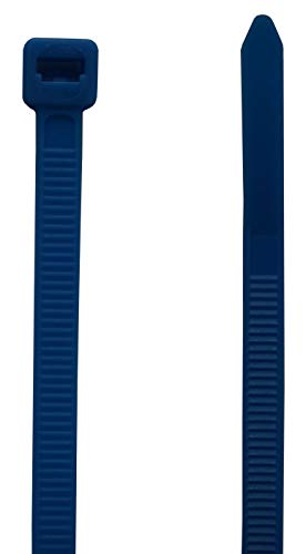 Nylon Cable Zip Ties 16 Inch 120 Pounds Strength - Weegcn 100 Pcs Heavy Duty Self-Locking Zip Ties Fasten Wrap Nylon Cable Straps Wire Ties For Organizing Wires, Home,Garden & Office Use,Blue #TOP5