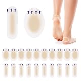 20 Cerotti per Vesciche Piedi in Gel Idrocolloide, 2 Forme Diverse, Protezione Talloni per Scarpe, Comfort e Protezione, Ideale per Scarpe Nuove