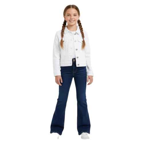 Image of A2Z 4 Kids Girls Jackets Denim Style Trendy Fashion Jeans Jacket Stylish Coats for Girls New Age 3-13 Years