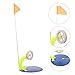 GALPADA 2Pcs Portable Ice Fishing Flags for Winter Anglers Durable Material with Sturdy Base Easy Visibility for Fishing Success