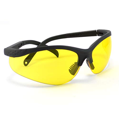 Image of UV Ray Protection Night Vision Improvement Adjustable Safety Glasses with Protective Carrying Case