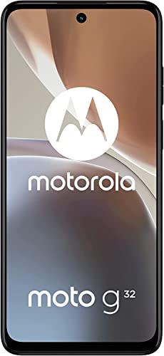 Motorola Moto G32 4G Lte 128Gb + 4Gb Unlocked Global (Only Tmobile/Metro/Mint/Tello Usa Market) 50Mp Triple Camera + (Fast Car Charger Bundle) (Satin Silver) #TOP1