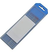 RIVERWELD Set 4 Elettrodi Di Tungsteno TIG Oro Lantanato WL15 - Misure: 1,0 / 1,6 / 2,4 / 3,2 X 175 Mm