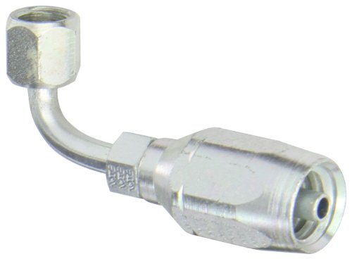 Image of EATON Weatherhead 42504N-664 90 Degree Female Swivel Tube Elbow Fitting, SAE 37 Degree, AISI /SAE 12L14 Carbon Steel, 1 /4 inch Hose ID, 1 /4 inch Tube Size