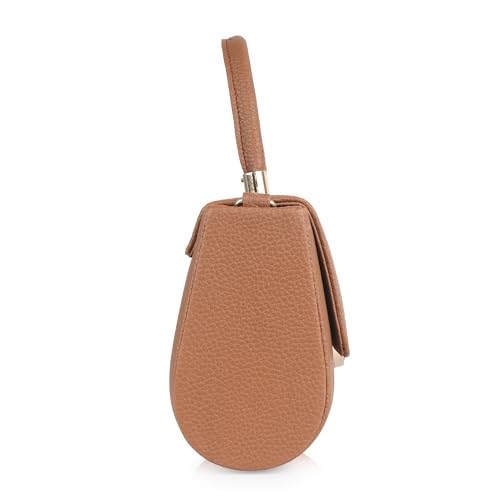Image of Synthetic Leather Casual Classy Top Handle Handheld Crossbody Travel Side Sling Bag For Women