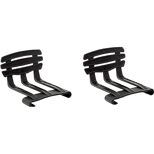 Duérmete Online - Pack de 2 Arquillos Laterales de PVC Sujeta Colchón, Recomendado para Camas Articuladas, Negro, Universal