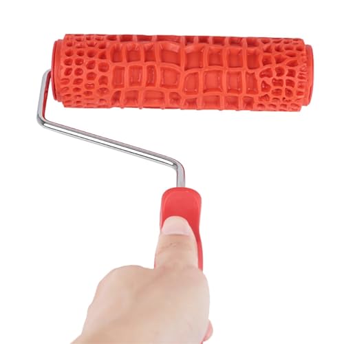 DZEB Decorative Paint Roller Pattern Embossed Texture Painting Tools For Wall Airless Pintura Machine Household Brush Rubber - Image 5
