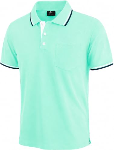 Image of ZITY Men Polo Shirts Short Sleeve with Pocket Golf Polo Wicking Shirts for Men Casual Collared T-Shirts