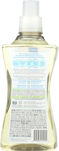 Image of Method Liquid Laundry Detergent; Fragrance Free + Clear; Stain Remover; 66 Loads per 53.5 fl oz bottle; (Pack of 1)