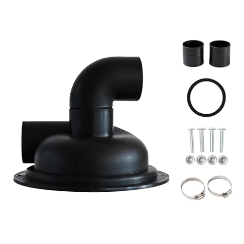 MagiDeal Séparateur de poussière sous vide, collecteur de poussière avec coude, remplacement de plâtre, pièces de rechange, séparateur de Cyclone,...