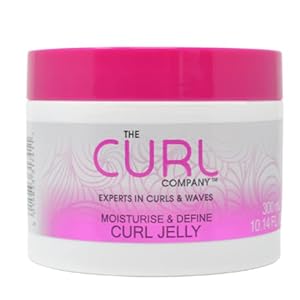 The Curl Company Moisturise & Define Curl Jelly (300ml) – Formulated with Professional Curplex with Moringa Oil. Experts in Curls & Waves. Cruelty Free. Vegan Friendly. Colour Kind Formula.